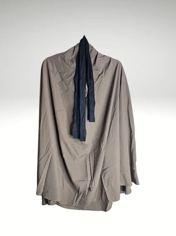 Abaya and Khimar Set - Ash Brown