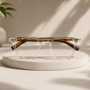 Brown & Transparent Frame